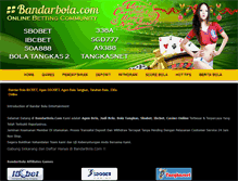Tablet Screenshot of bandarbola.com